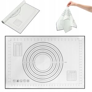 SZILIKON TORTATÁBLA Konyhai MÉRETEKKEL 29x26cm 125958200 - Nyújtólap