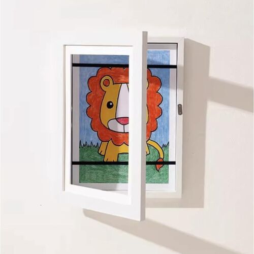 Fehér képkeret Gyerekrajzoknak - A4-es méret