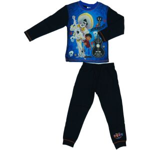 Pijama de băieți Disney Coco mărimea 116, set de pijama cu mânecă lungă cu personaje Coco - Disney Pijamale pentru copii, cămăși de noapte