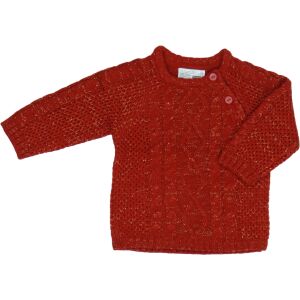 Pulover tricotat pentru fete Ergee, marimea 80, rosu - Pulovere pentru femei