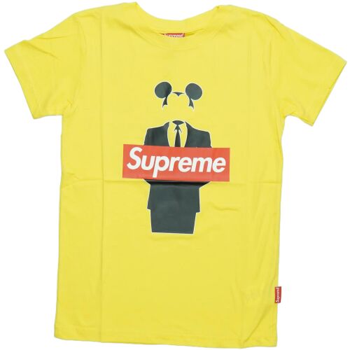Sárga Mickey egér Supreme póló gyerekeknek - Gyerek póló