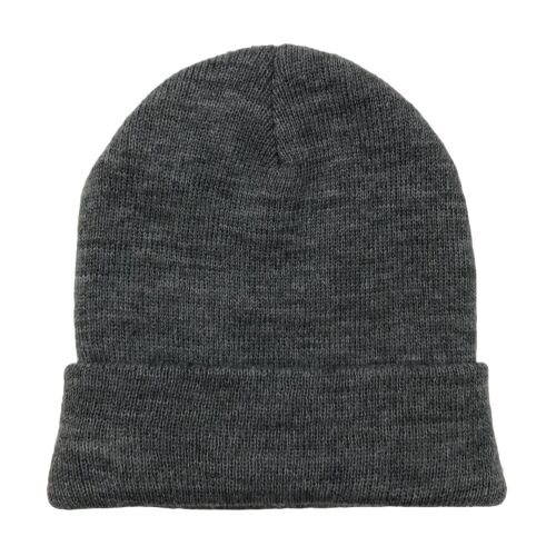 Szary wełniany beret