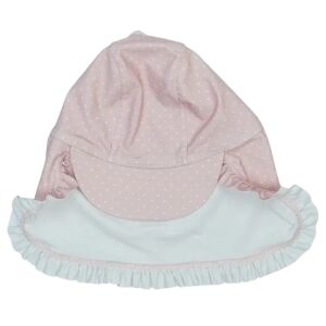 Rózsaszín pöttyös napszemüveg fehér fodrokkal csecsemőknek és kisgyermekeknek - George