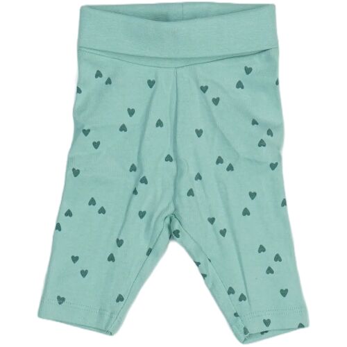 Zöld szívmintás babalegging - Gyerek leggings
