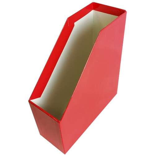 bluering® 9cm red cardboard file holder
