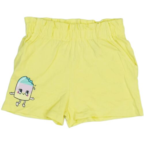 Sárga rövidnadrág jégkrém mintával, 134-es méretben - H&M