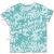 H&M Gyerek batikolt póló, 104-es méret, türkiz színű, tie-dye minta