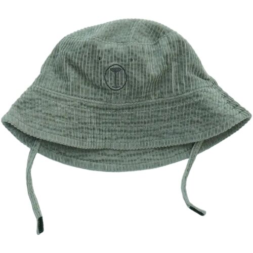 Kapelusz typu bucket hat Zara dla chłopca, sztruksowy, z paskami pod brodą, rozmiar 110