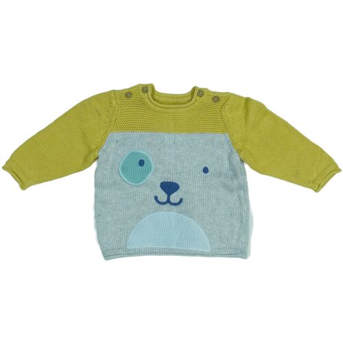 M&S/Marks&Spencer Fiú Kötött pulcsi (Méret: 74) 126202130