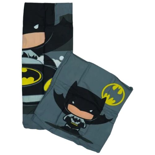 Batman Bettwäsche-Set, 140x200cm Bettbezug und 65x65cm Kissenbezug