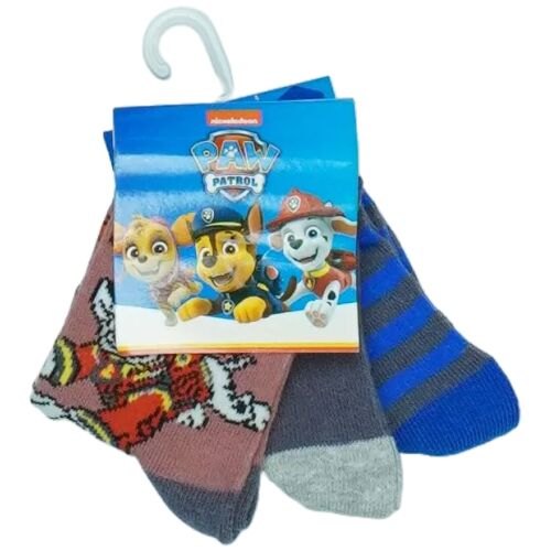 3 pár Paw Patrol zokni gyereknek, EU 26-os méretben - Paw Patrol