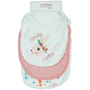 Minoti Djevojka 3-dijelni set - Bib (Mărime: 62) 126034228 - Podbradnik