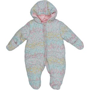 Baby Mädchen Winter Overall mit Kapuze, Blumendruck - Zubehör für Kinderwagen