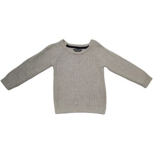 Primark Jungen Grauer Strickpullover, Größe 86 - Pullover für Damen