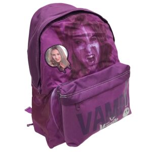 Ljubičasti ruksak Chica Vampiro 'Vamp!' s lubanjom - Školska torba