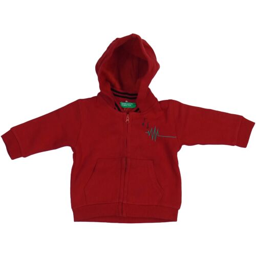 Benetton Fiú Kapucnis pulóver (Méret: 68)