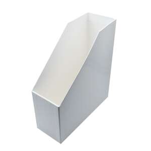 White cardboard file holder, 9cm spine, bluering® brand - Magazine file