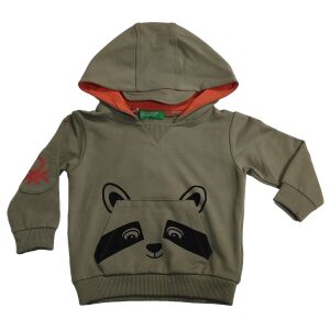 Benetton Fiú Kapucnis pulóver (Méret: 68) 126035733 - Gyerek pulóver