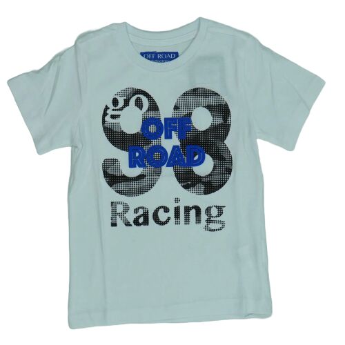 '98 Off Road Racing' feliratú fehér gyerek póló - OVS