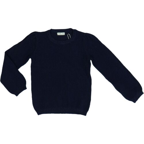 Pulover tricotat bleumarin pentru fete OVS, marimea 134