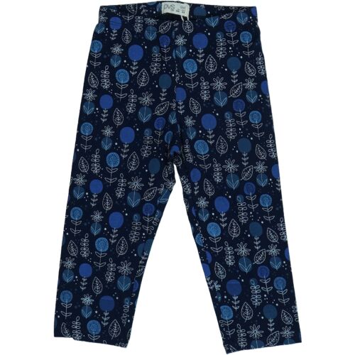 Kék virágos leggings lányoknak, 116-os méretben - OVS