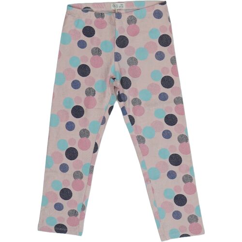 Rózsaszín pöttyös leggingsek lányoknak - Gyerek leggings