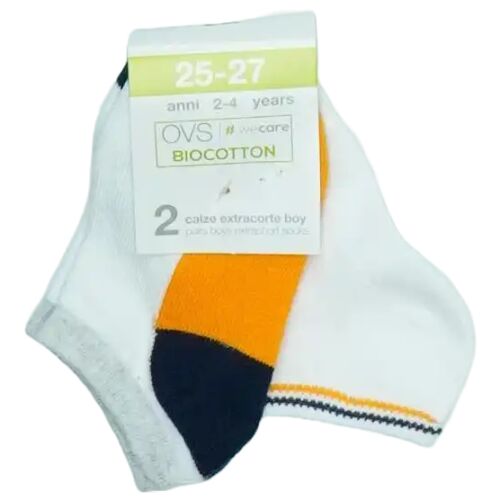2 pár OVS Biocotton extra rövid zokni fiúknak, 25-27-es méret (2-4 éves) - OVS