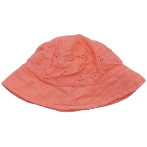 Korallrózsaszín vödörkalap virágmintás hímzéssel, gyerek sapka - OVS