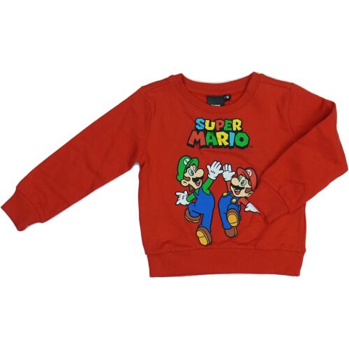 Super Mario Fiú Pulóver (Méret: 98)