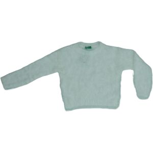 Benetton Mädchen Strickpullover, Weiß, Größe 110 - Pullover für Damen