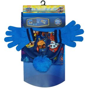 Zimska Paw Patrol garnitura od 3 dijela za djecu, uključuje kapu, šal i rukavice - Paw Patrol