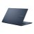 Hátsó nézet az Asus VivoBook X14 laptopról, kiemelve az Asus Vivobook logót