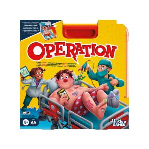 Hasbro Operation társasjáték doboz, klasszikus ügyességi és akciójáték gyerekeknek - Hasbro