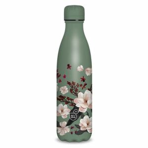 Ars Una Flowery Pink 500ml rozsdamentes acél kulacs, virágmintás - Ars Una