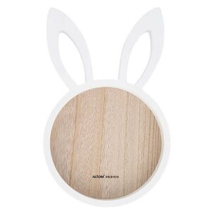 Nyuszifüles dekortálca - fa - 30x19 cm 126046078 - Kínáló tál