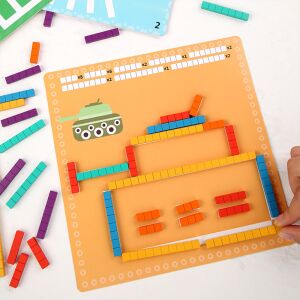 Zählstabpuzzle Arithmetik Lernspielzeug aus Holz 126046938 - Entwicklungsspiele für Schulkinder