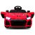 Piros R-Sport Cabrio A1 elektromos autó távirányítóval, gyerekeknek, elülső nézet
