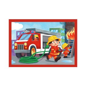 Clementoni puzzle camion de pompieri, 24 de piese - Clementoni Puzzle