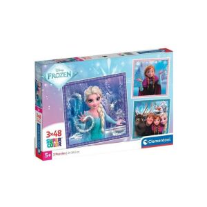 Clementoni Disney Frozen Puzzle 3x48 piese cutie - Clementoni Puzzle