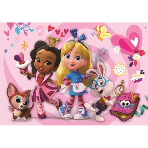 Clementoni Disney Alice Csodaország Cukrászdája 104 darabos puzzle kép - Clementoni Puzzle