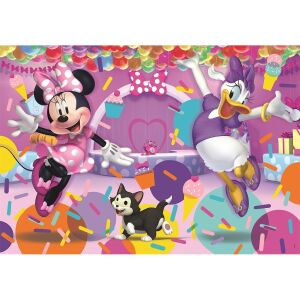 Puzzle Disney Minnie Mouse și Daisy Duck 104 piese, Clementoni colecția SuperColor, pentru copiii de la 6 ani - Clementoni Puzzle