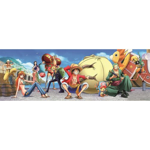 One Piece 1000 darabos panoráma puzzle a Clementonitól, a kalózkalandokból