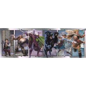 Dungeons & Dragons 1000 db-os panorama Compact puzzle Clementoni