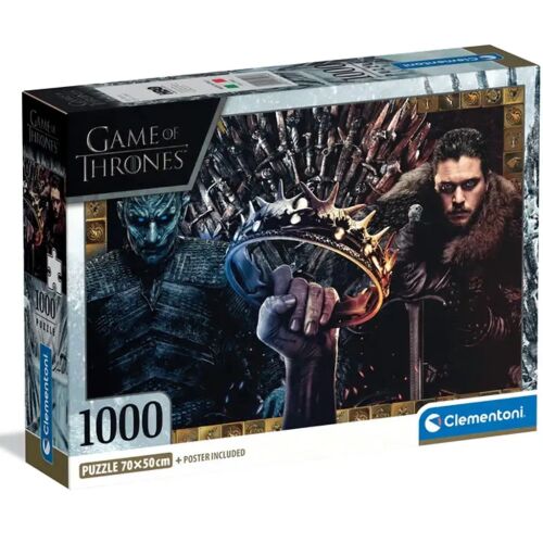 Trónok Harca Ice and Fire 1000 db-os Compact puzzle Clementoni 164478964 - Clementoni