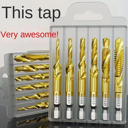 Set combinat de burghiu și tarod cu cap hexagonal 126048840