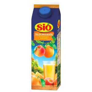 Sió Találkozások rostos Őszibarack-Narancs gyümölcsital - 1 liter 126049005 - Gyümölcslé