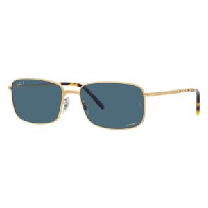 Ray-Ban RB3717 Napszemüveg - Arany Keret, Sötétkék Lencse 126119602 - Férfiaknak