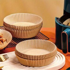 Air Fryer Sütőpapír Betétek – 16 cm, 50 db