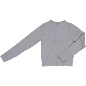 Sivý sveter so zipsom pre mužov - Pánske pulóvre