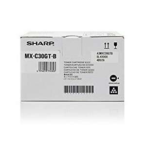 Sharp MX-C30GT-B Schwarzer Tonerkartusche für Sharp MX-C 300 Drucker - Sharp Toner für Drucker